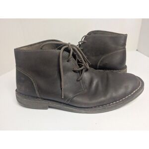 Chaps Men's Chukka Boots Size 11M Brown Leather Lace Up Casual Ankle Desert...